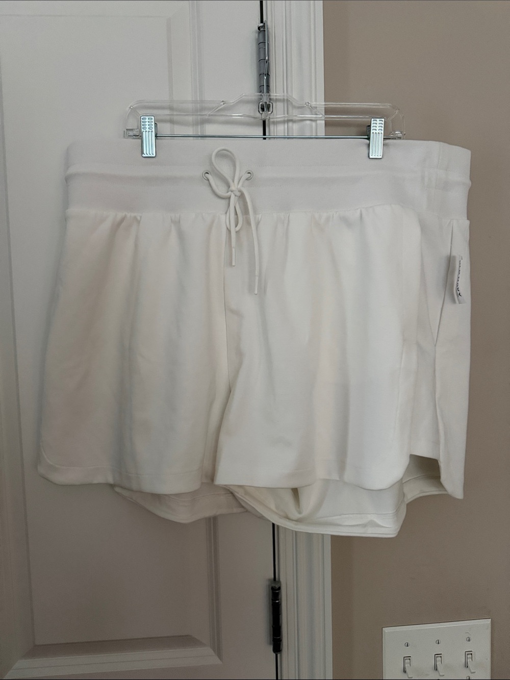 Old Navy White Drawstring Shorts